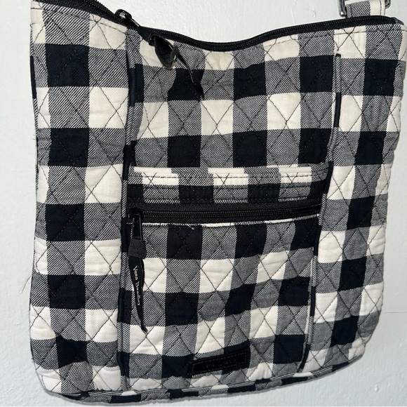 Vera Bradley Pearl Buffalo Check Hipster Quilted cotton with black nylon lining - Picture 1 of 7